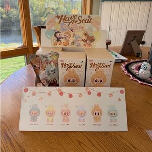 Authentic Labubu V1 series Have a Seat Popmart Collectible Plushies